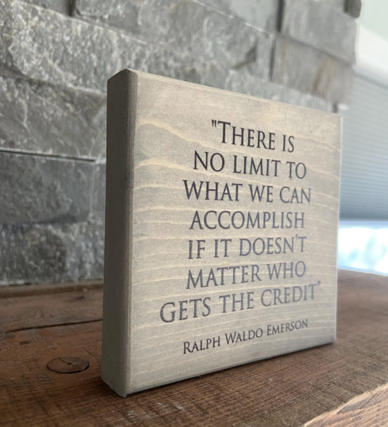 Custom Quote on mini wood sign - Personalized wood sign