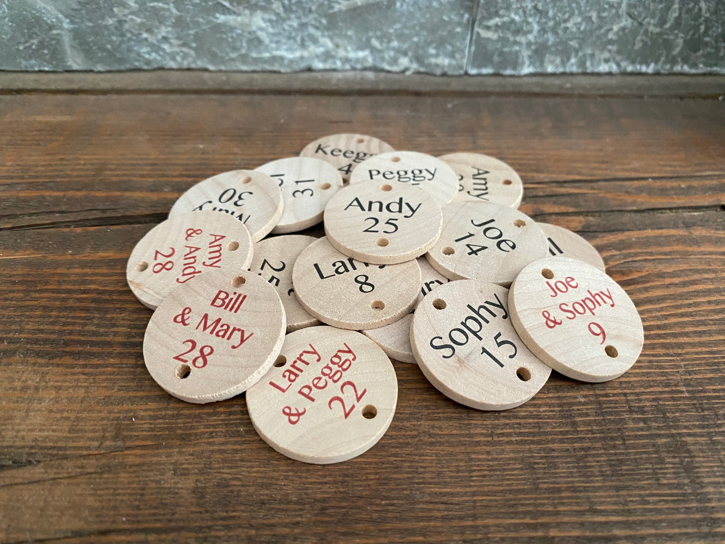 Birthdays and Anniversaries Sign - Perpetual Birthday Calendar Board with tags - Family Celebrations